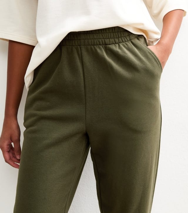 New Look Women's Green Cuffed Ankle Joggers New Look - 2