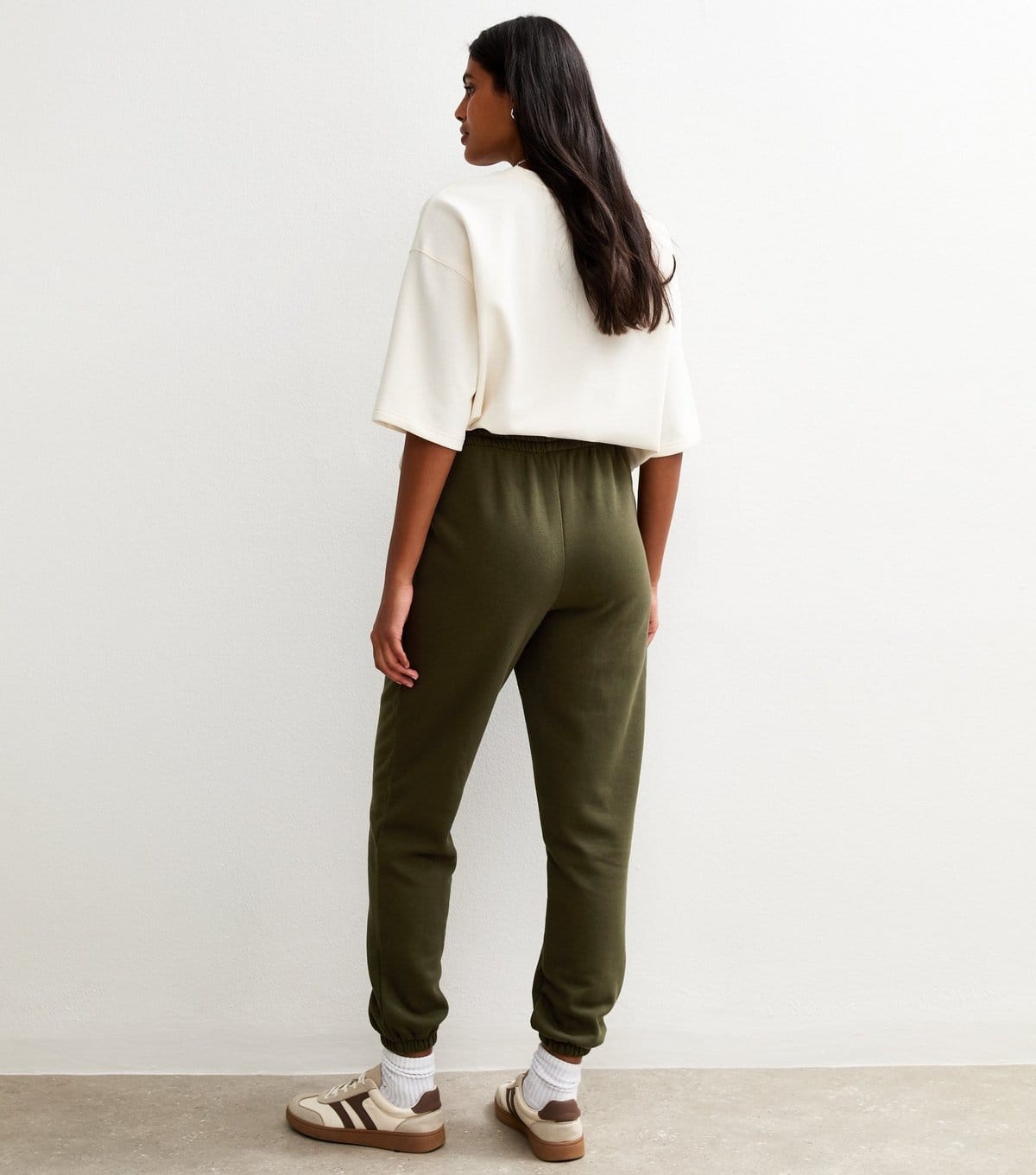 New Look Women's Green Cuffed Ankle Joggers New Look - 4