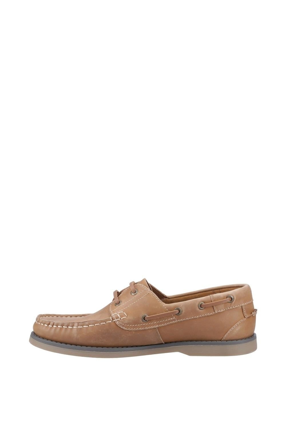 Hush Puppies Hush Puppies Men's Wilson Boat Shoe in Tan - 4