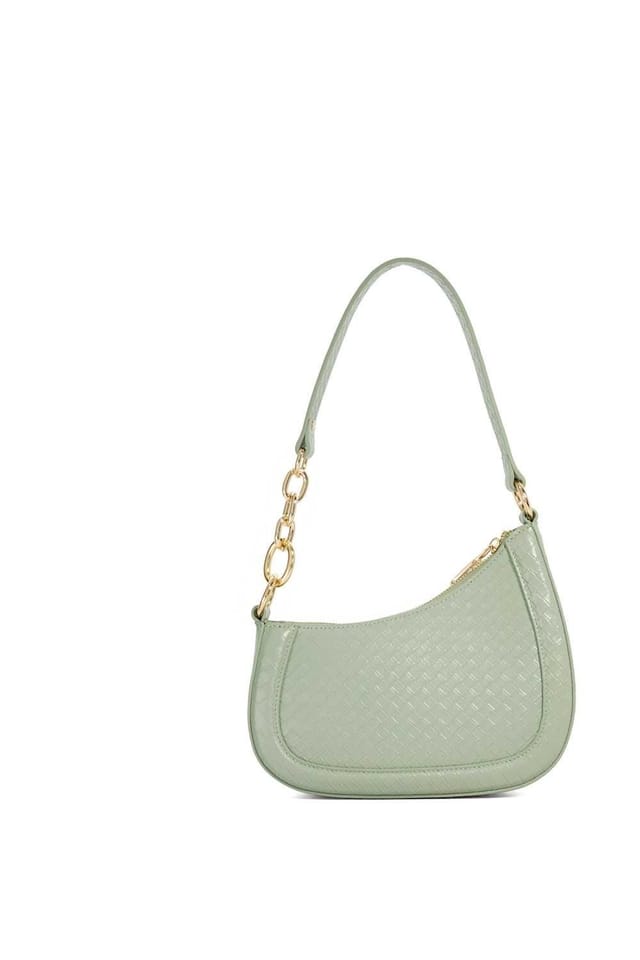 Dune London Dune London Women's 'Direction' Leather Shoulder Bag in Green - 2