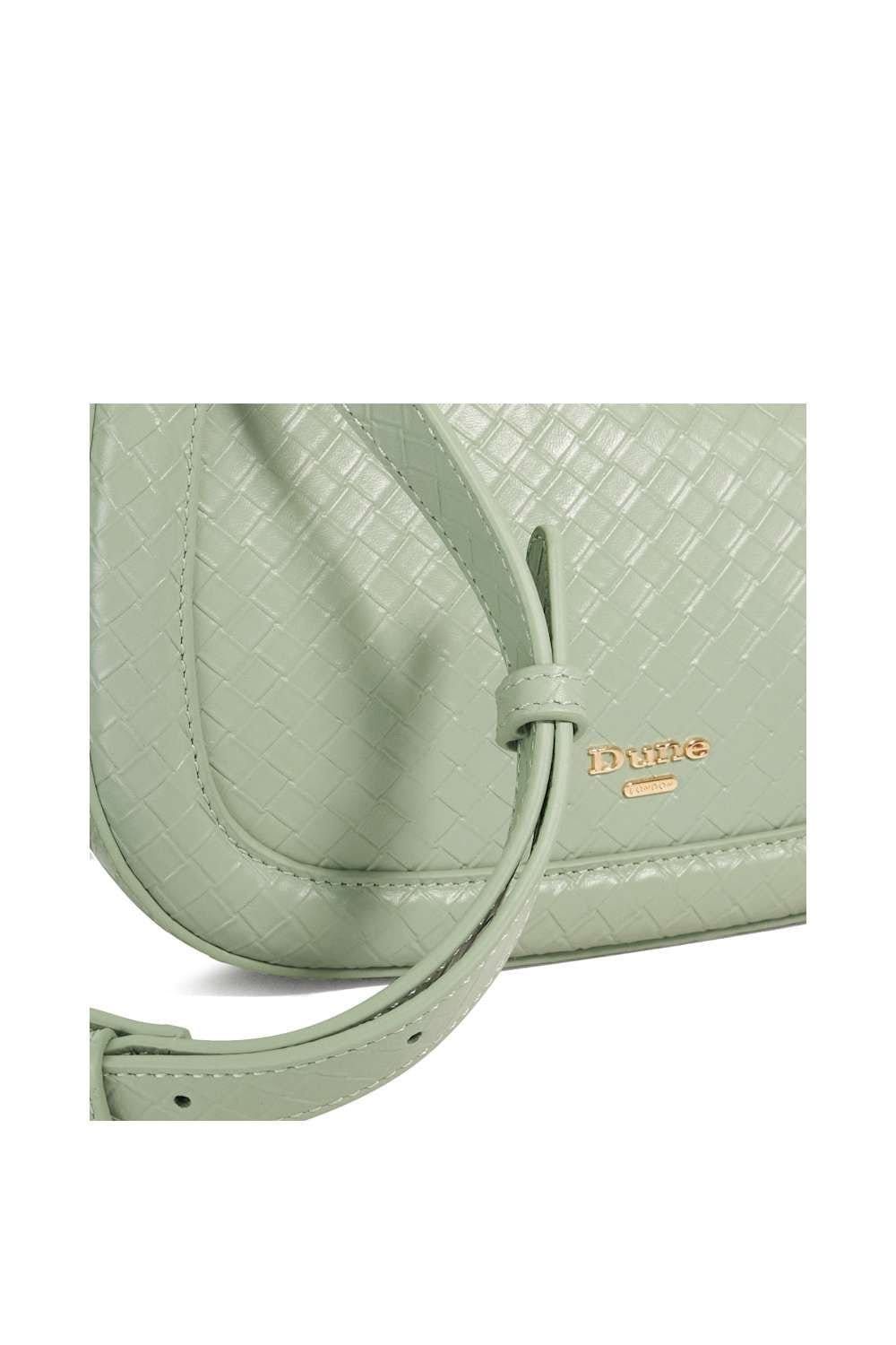 Dune London Dune London Women's 'Direction' Leather Shoulder Bag in Green - 4