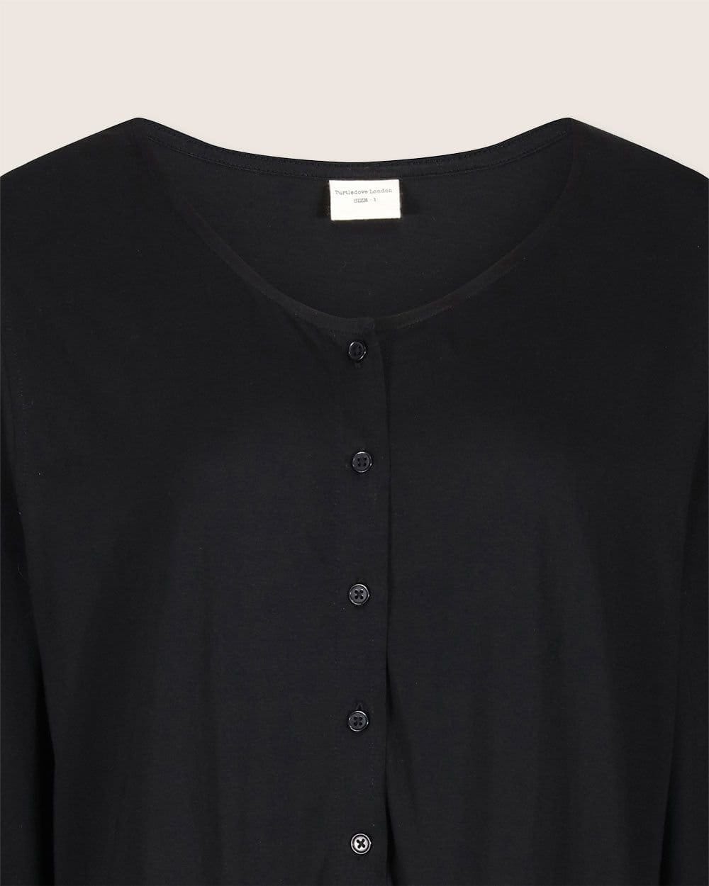 Turtledove London Turtledove London Women's Mila Black Long Sleeve Jumpsuit - 4