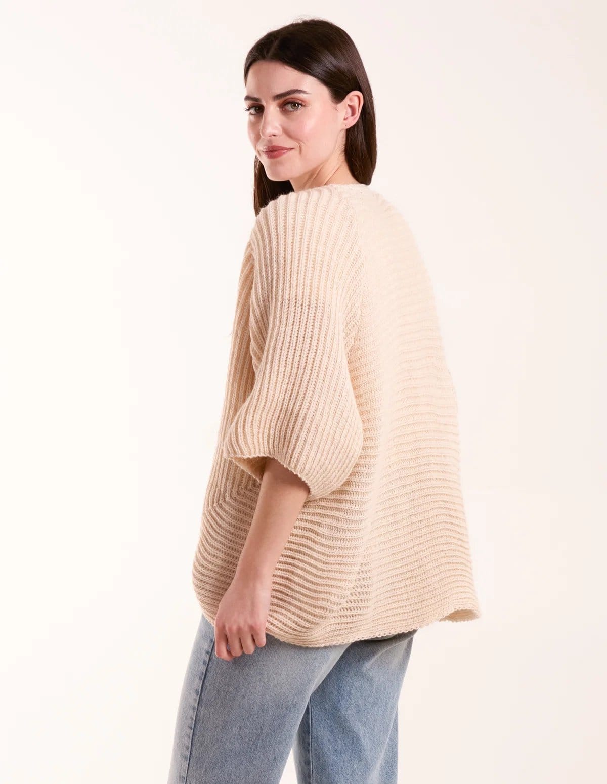 Blue Vanilla Knitted Mid Length Cardigan - 4