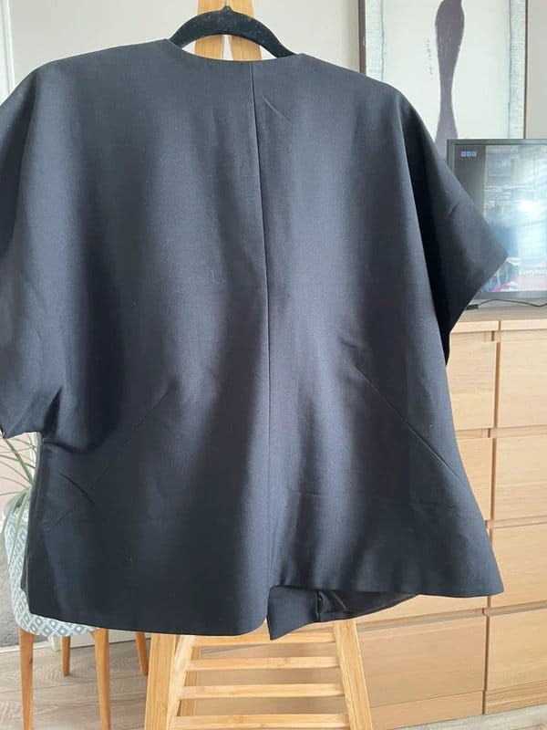 ASOS Curve Black Satin Jacket