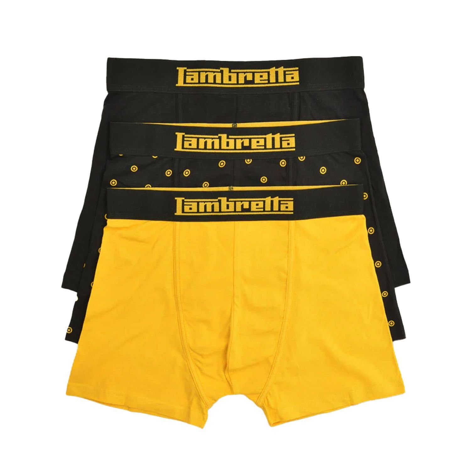 Lambretta Lambretta Men's Target Boxer Shorts (Pack of 3)