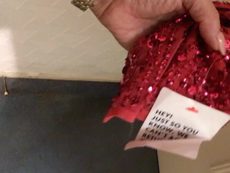 ASOS ASOS luxe pink sequin and feather dress