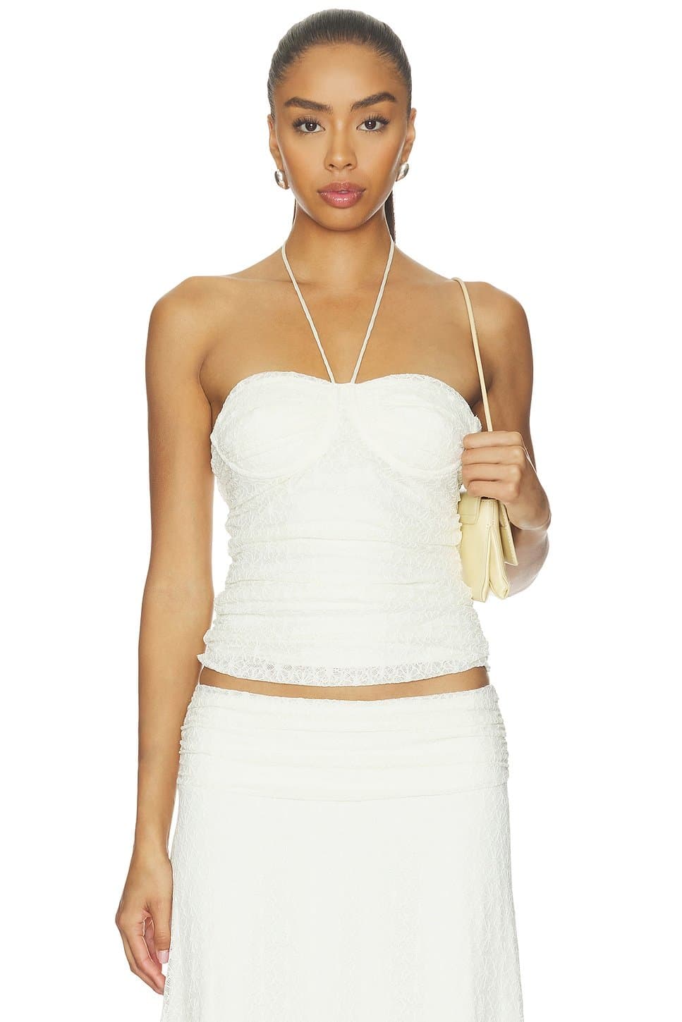 revolve Samirah Halter Lace Top