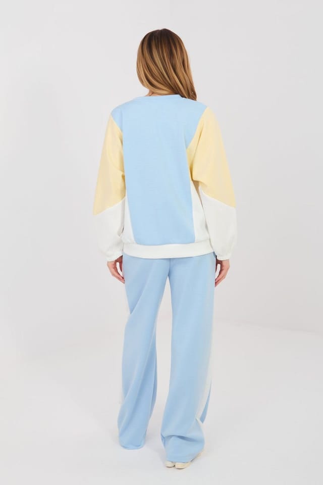 Love Lace Love Lace Women's Buttery Soft Sequin Logo Tracksuit Set in Blue - 3