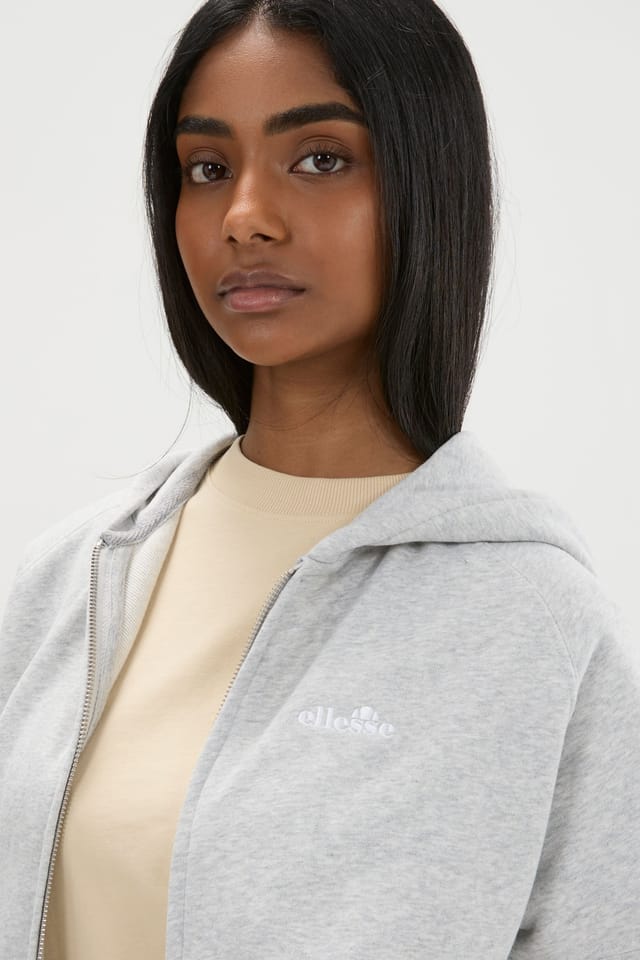 Ellesse Ellesse Women's Pianella FZ Hoodie in Light Grey - 3