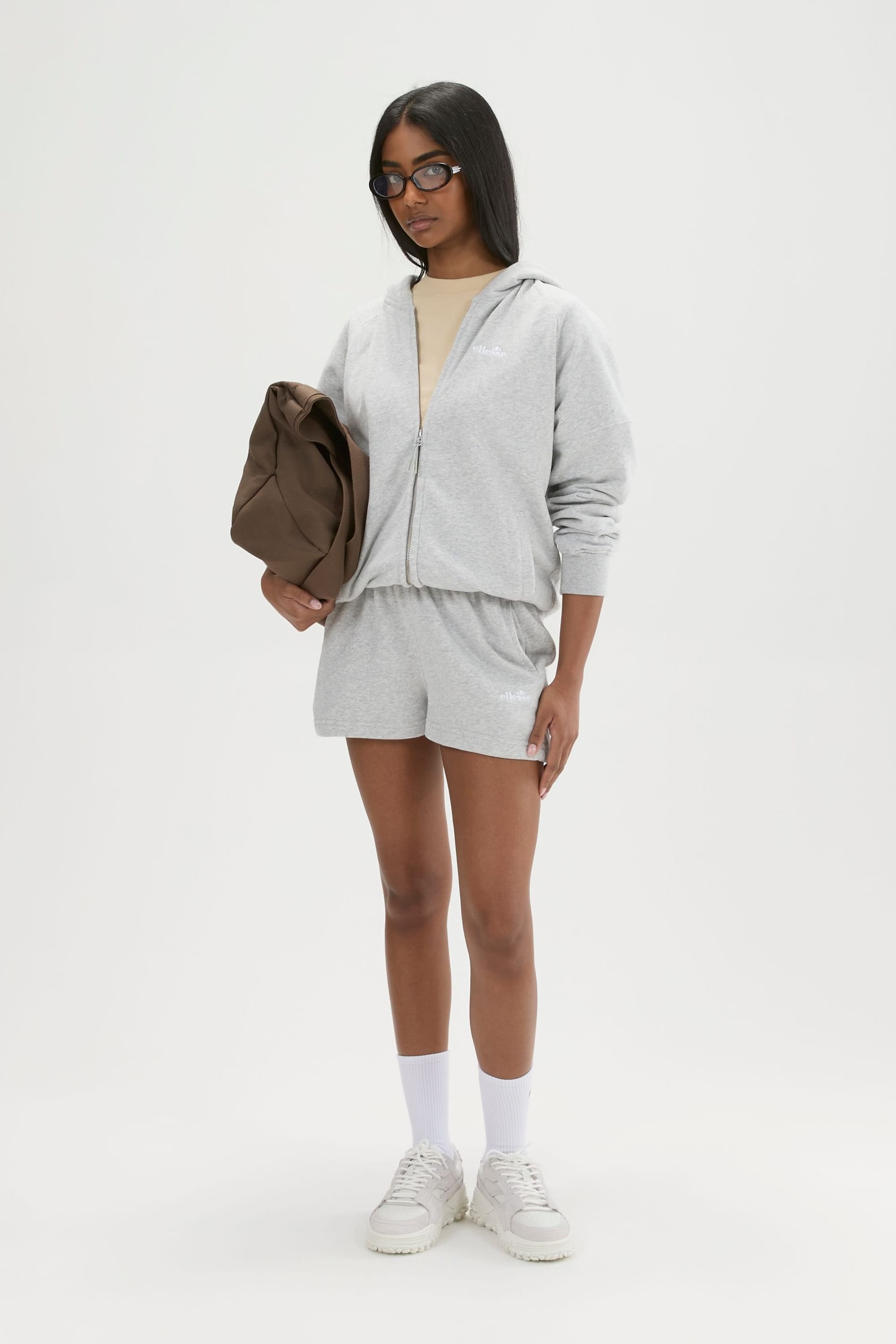 Ellesse Ellesse Women's Pianella FZ Hoodie in Light Grey - 4