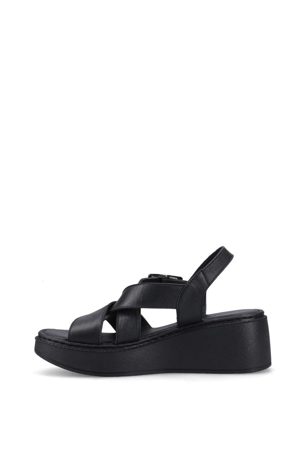 Hush Puppies Hush Puppies Women's Bretta Wedge Sandal in Black - 4