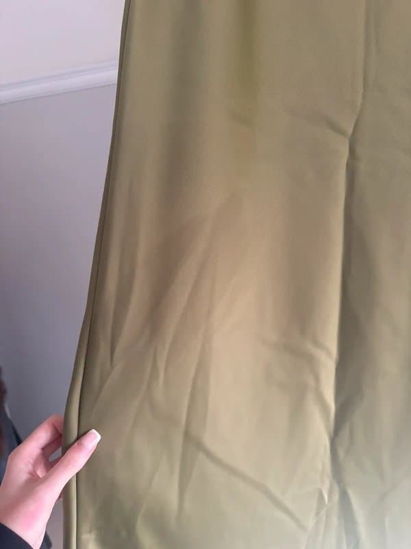 ASOS ASOS Olive satin skirt