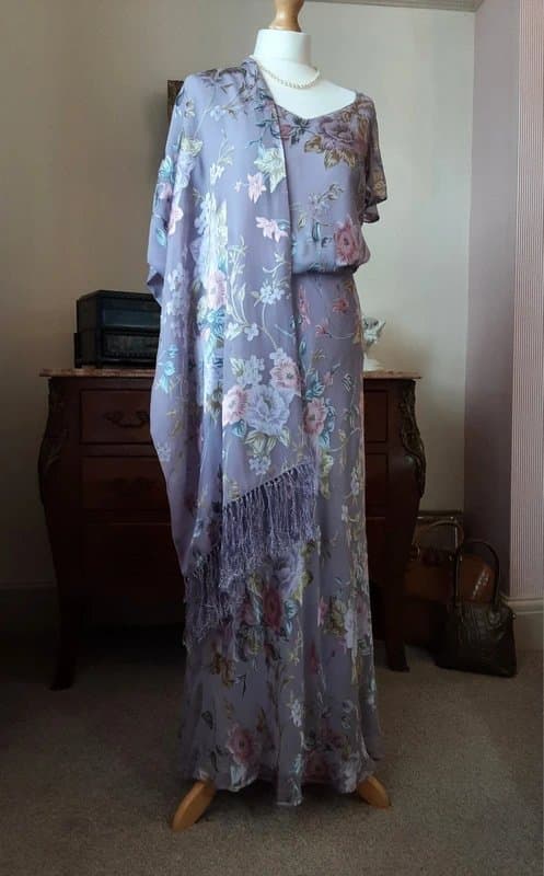 Viyella Viyella silk devore, chiffon three piece suit 10