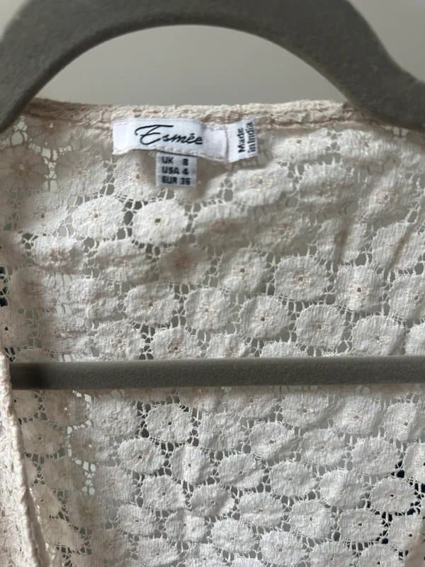 ASOS ASOS crochet tie top size small
