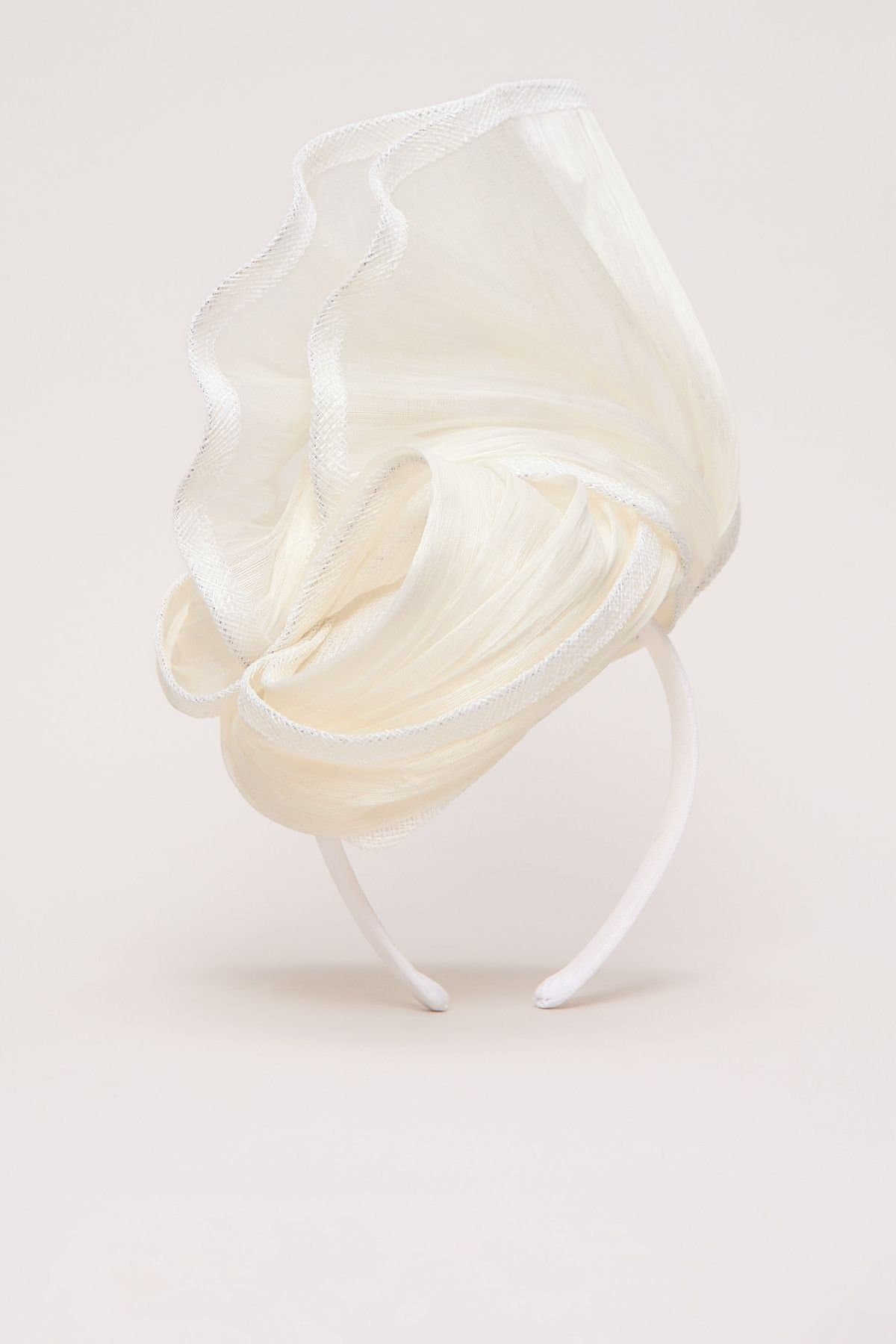 Phase Eight Phase Eight Women's Pleat Twist Pillbox in Off-White