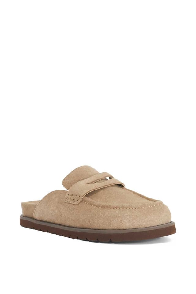 Dune London Dune London Women's 'Goldens' Suede Mules in Brown - 2