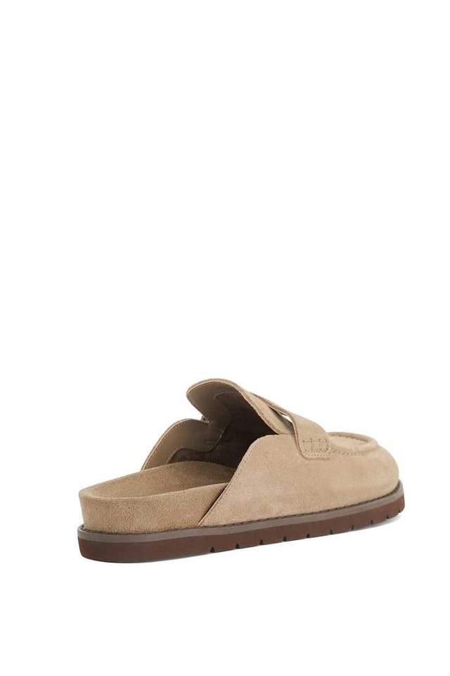 Dune London Dune London Women's 'Goldens' Suede Mules in Brown - 3