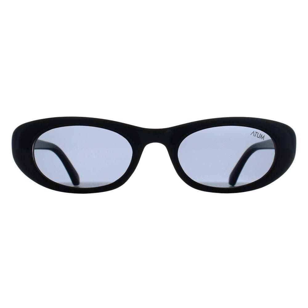 Atum Atum Women's Oval Shiny Black Silver Smoke Noctis