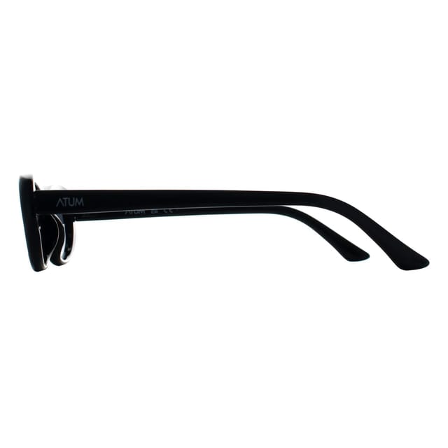 Atum Atum Women's Oval Shiny Black Silver Smoke Noctis - 3