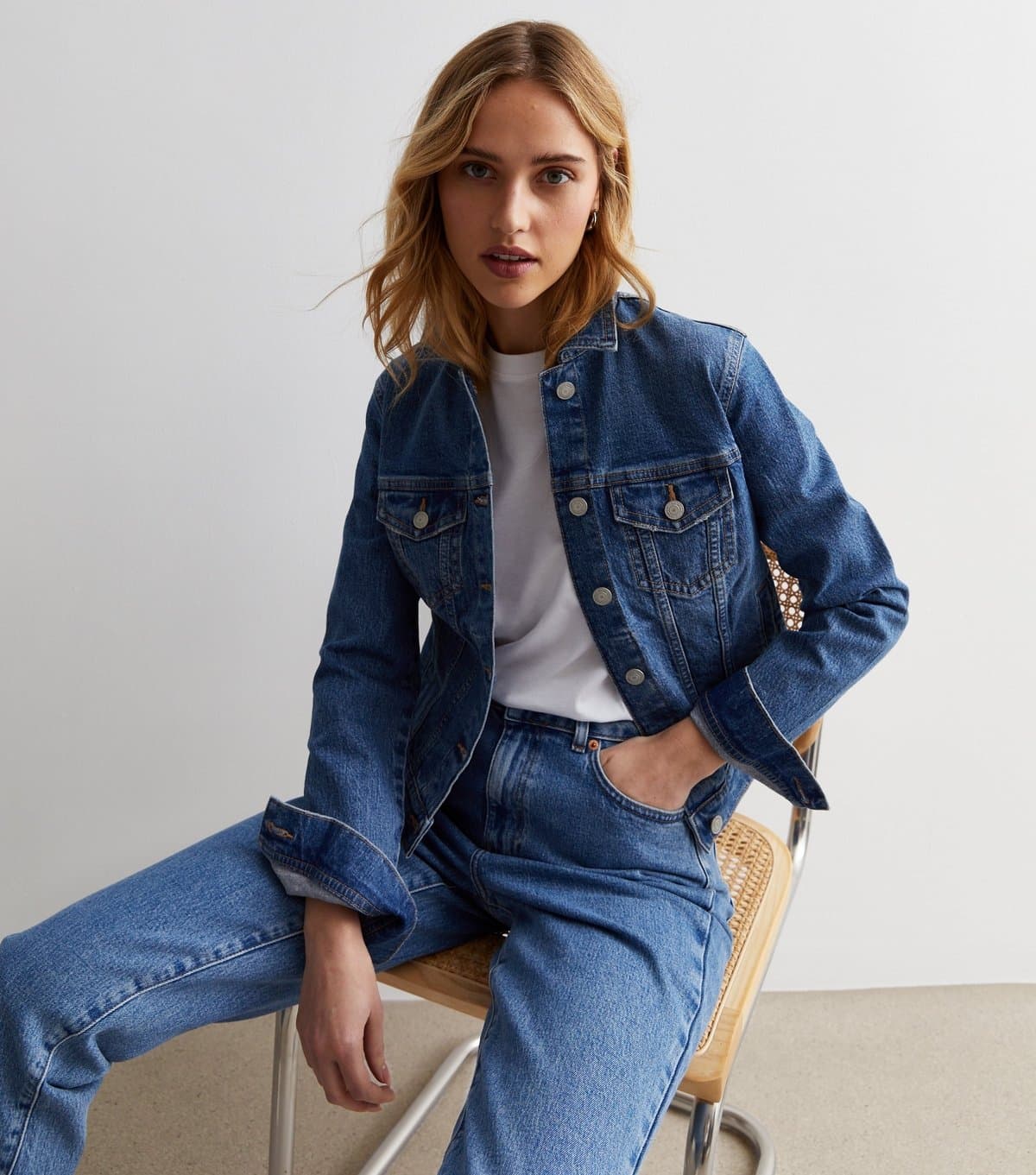 New Look New Look Blue Denim Jacket for Women