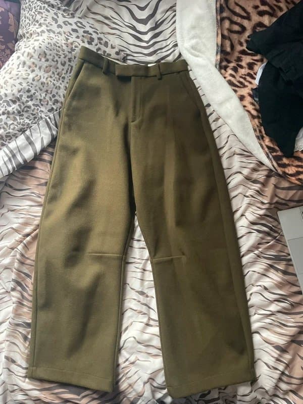 ASOS Design barrel leg suit trousers