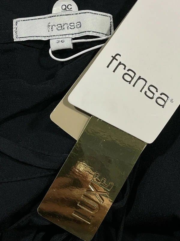 Fransa Fransa trousers size m 14 luxe womens loose baggy chiffon new eu42 rrp £55