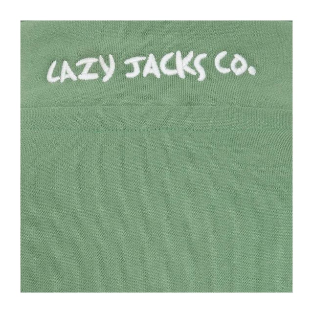 Lazy Jacks Lazy Jacks Women's Quarter Zip Sweatshirt in Green - 3