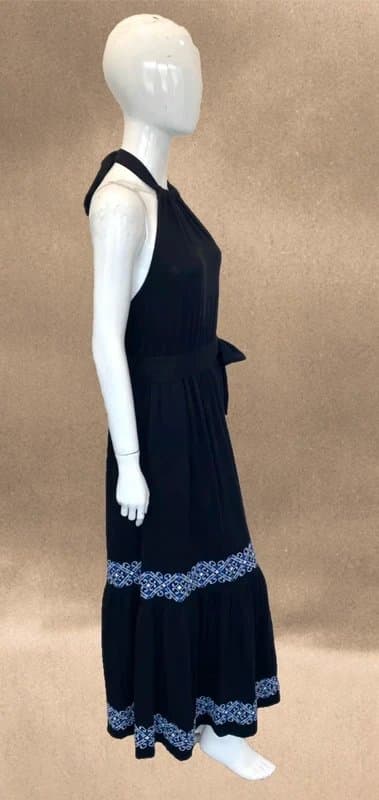 Boden NEW ( no tags ) Boden Dress Embroidered Jersey Maxi - stunning details - 18R