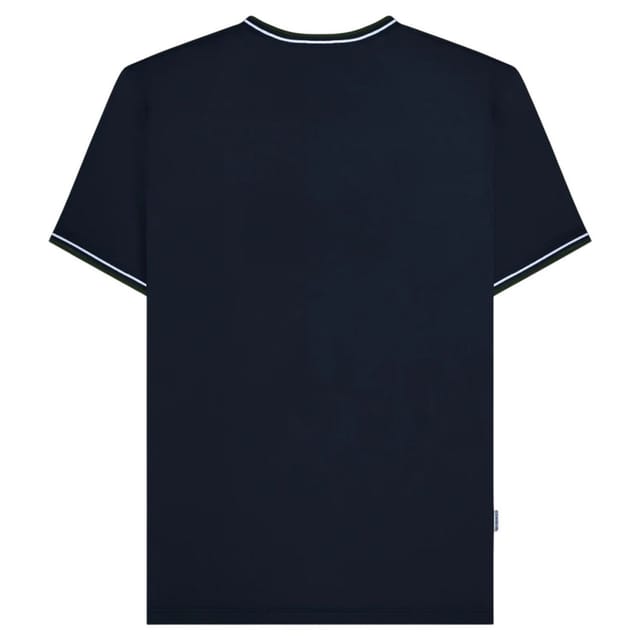 Lambretta Lambretta Men's AW24 Twin Tip Pique T-Shirt in Navy - 2