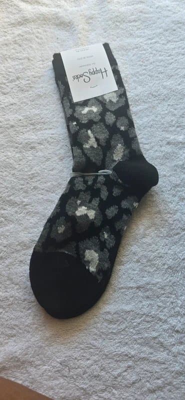 Happy Socks BNWT Happy Socks Wool Blend Leopard Print UK4-7 RRP£20