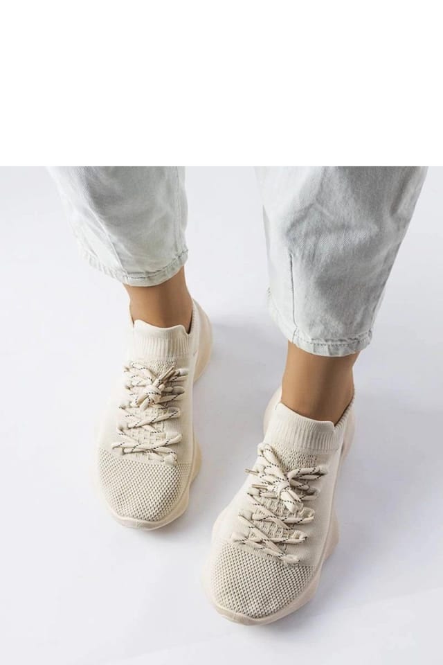 Love Lace Love Lace Women's Summer Fabric Sneakers with Durable Beige Rubber Sole Comfort - 3