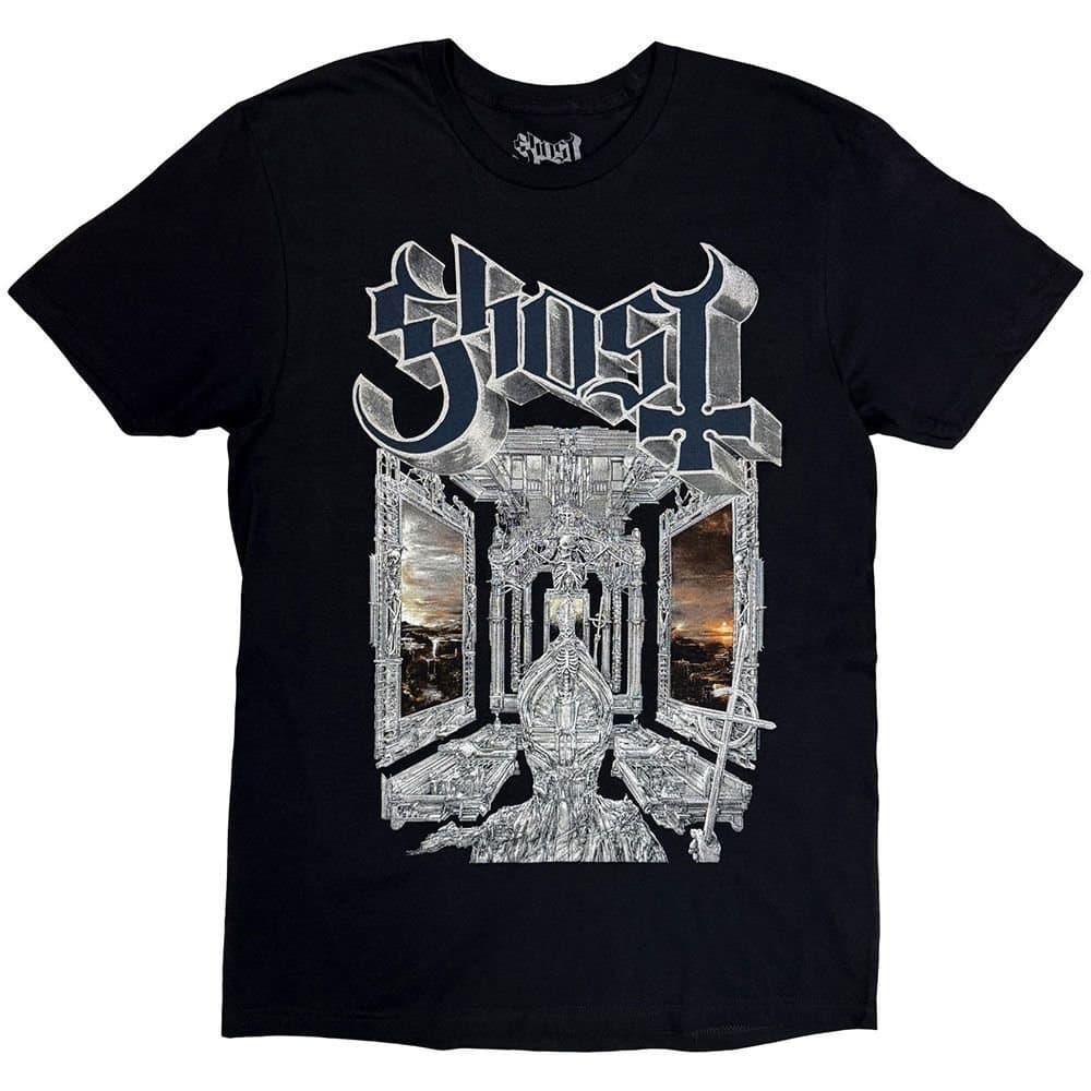 Ghost Ghost Men's Skeletour World Tour 2025 Back Print T-Shirt in Black