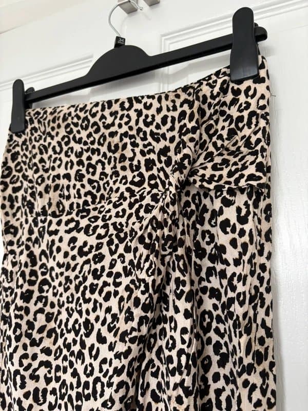Bershka Leopard print skirt