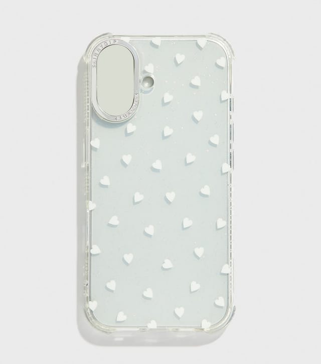 Skinnydip White Heart Print Iphone Case Skinnydip New Look - 2