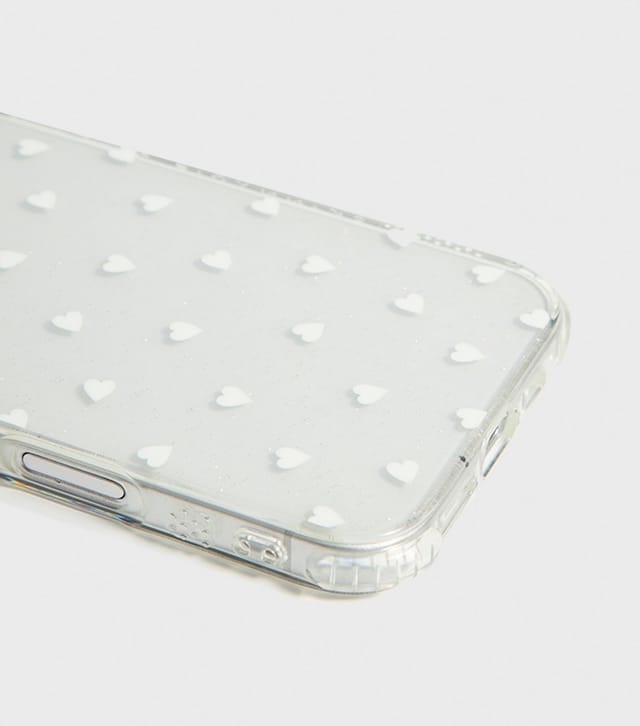Skinnydip White Heart Print Iphone Case Skinnydip New Look - 3
