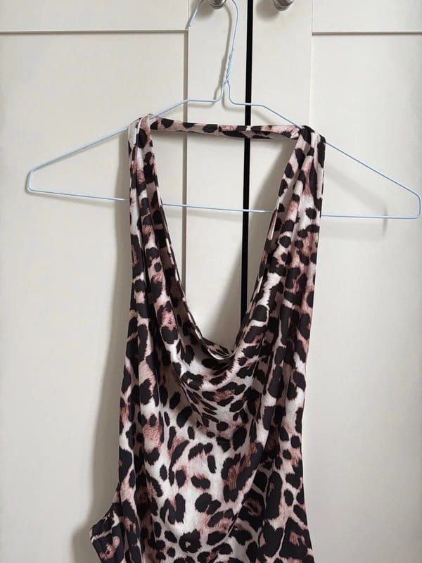 Bershka Bershka leopard print cowl neck bodysuit - 1