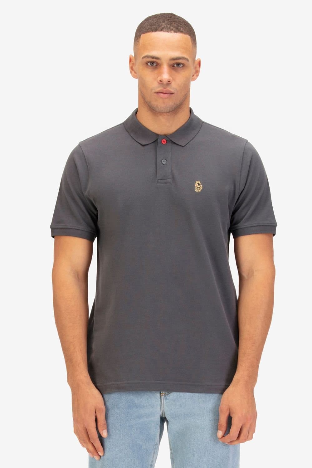 Luke 1977 Luke 1977 Men's New Mead Polo in Charcoal