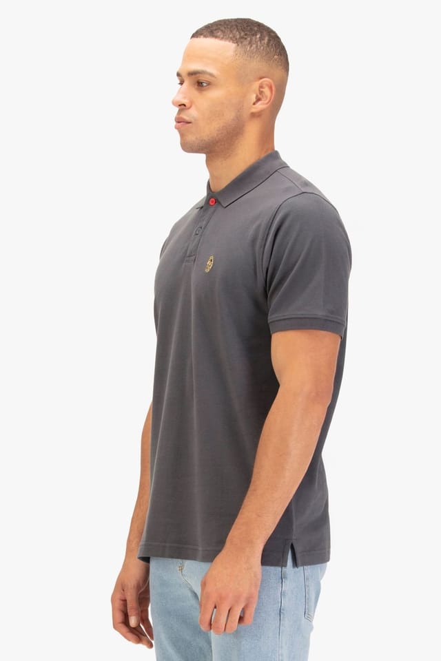 Luke 1977 Luke 1977 Men's New Mead Polo in Charcoal - 3