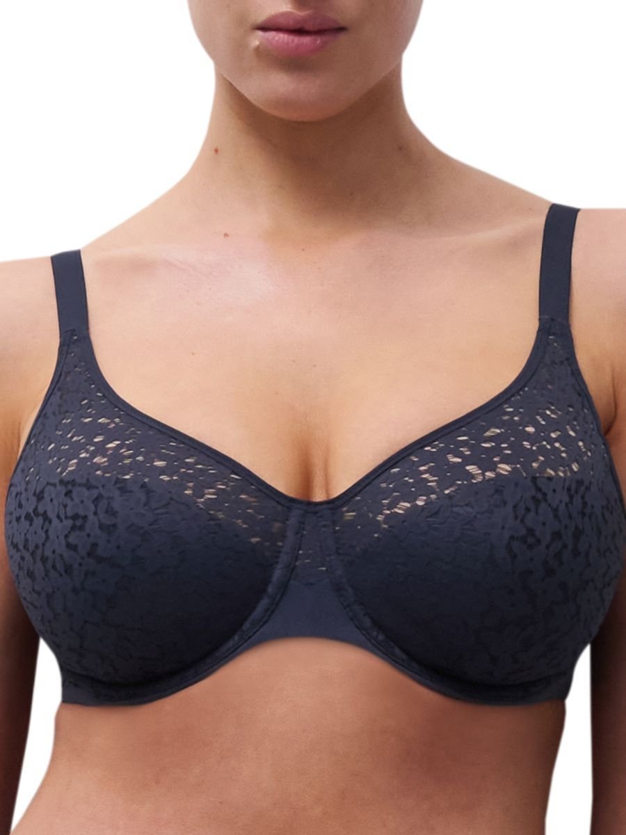 Chantelle Chantelle Women's Easy Feel Norah Covering Moulded Bra in Blue - 2