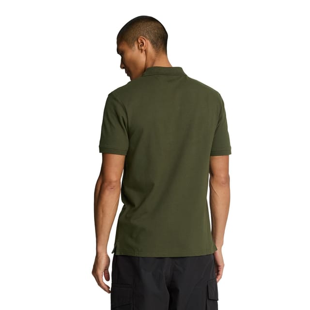 Lyle & Scott Lyle & Scott Men's Plain Polo Shirt in Olive - 2