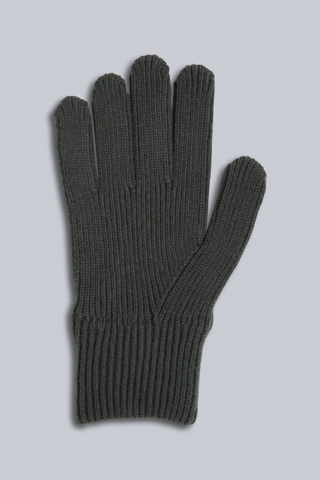 Animal Animal Men's 'Rowan' Warm Comfortable Lightweight Knitted Outdoor Winter Gloves in Khaki - 3