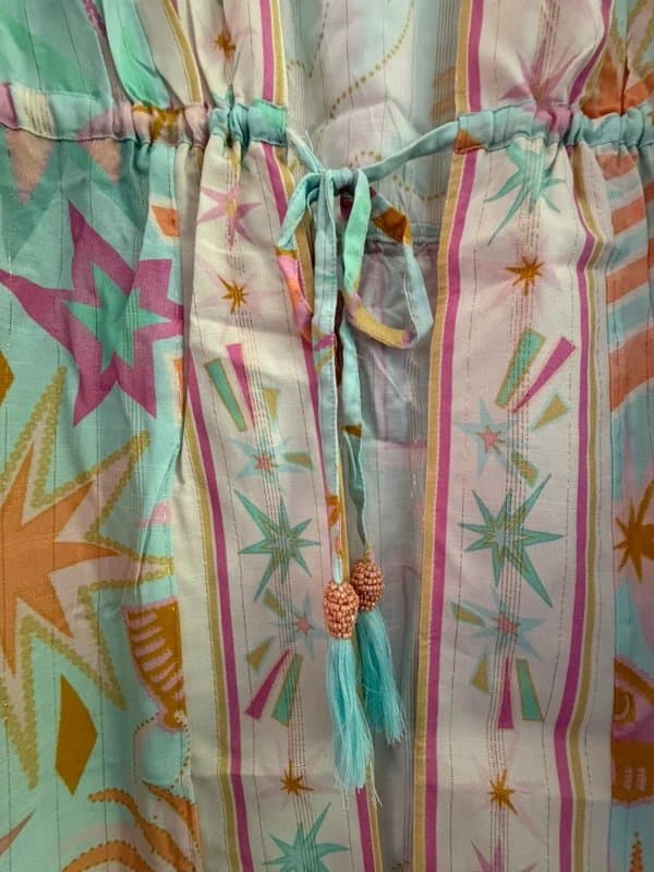 Never Fully Dressed Never Fully Dressed Blue Dreamer Maxi Kimono UK size XL = 18/20