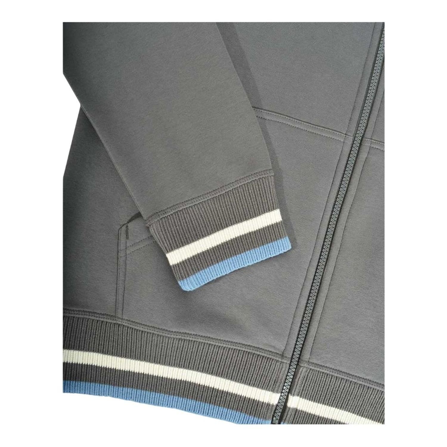 Lambretta Lambretta Men's Full Zip Hoodie in Dark Grey - 4