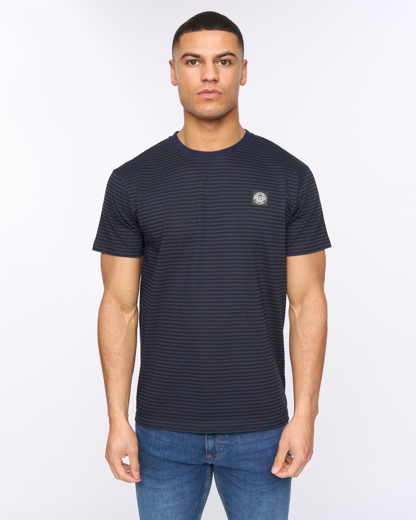 Henleys Henleys Men's Henbrett T-Shirt in Navy - 1