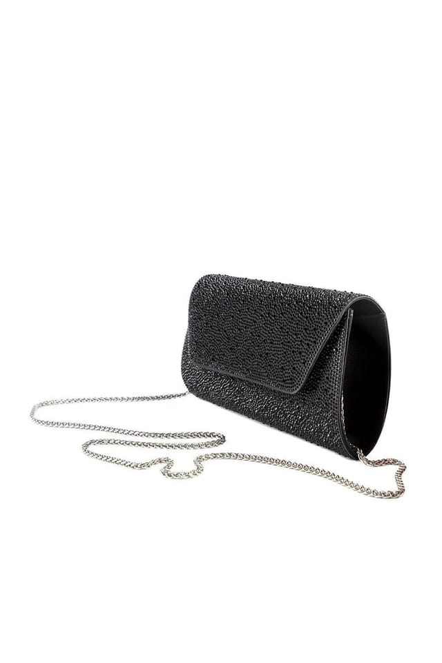 Jones Bootmaker Jones Bootmaker Women's Vicci Embellished Clutch Bag in Black - 3