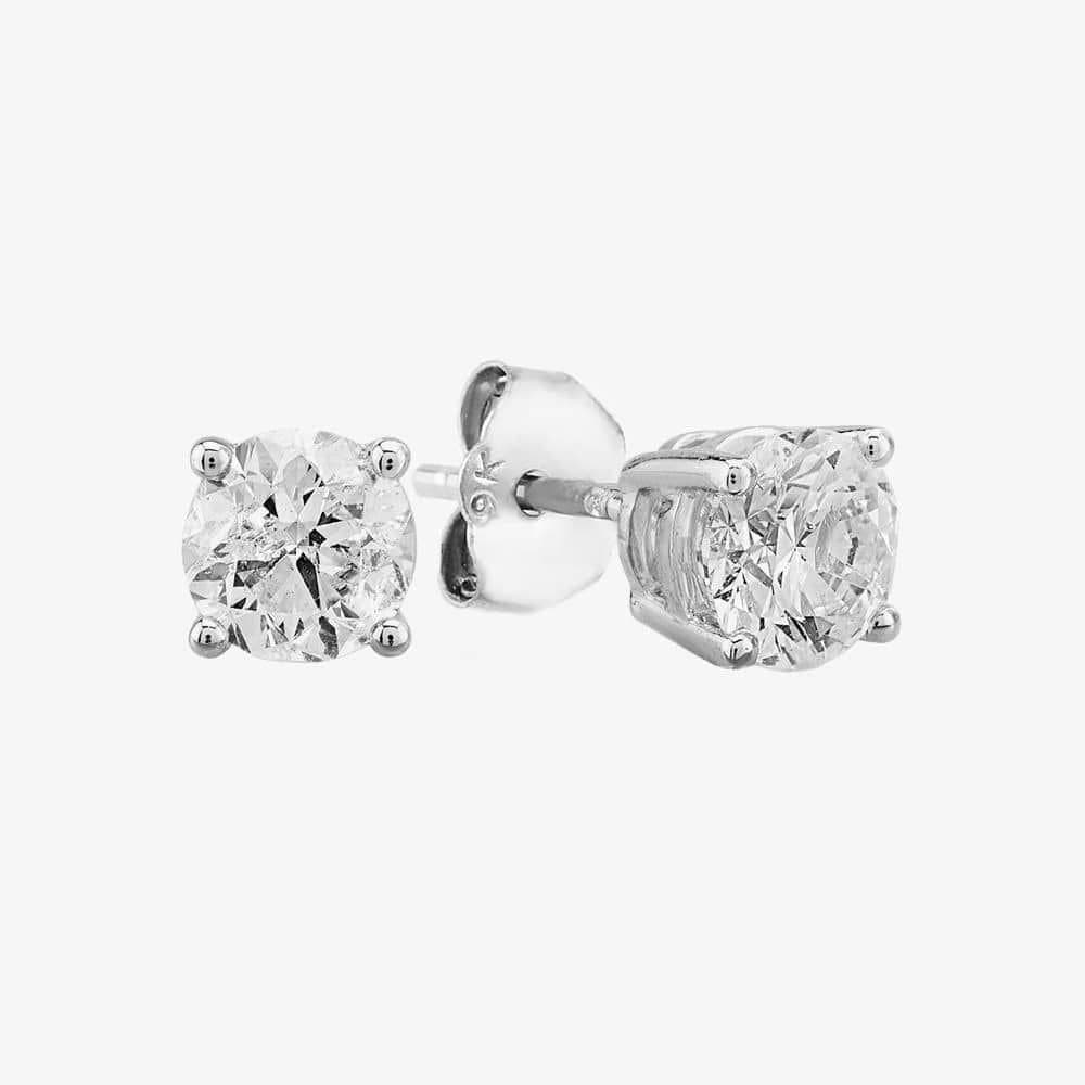 T.H.Baker T.H.Baker 18ct White Gold 2.00ct Diamond Stud Earrings