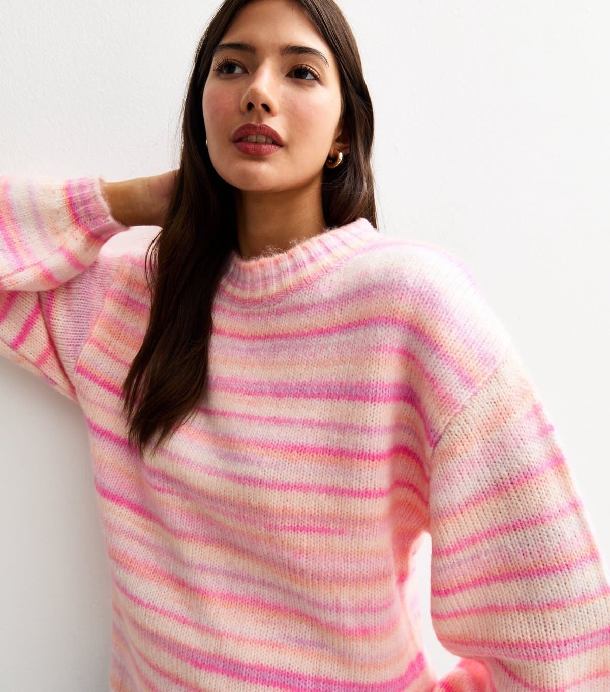 Sunshine Soul Women's Pink Striped Jumper Sunshine Soul New Look