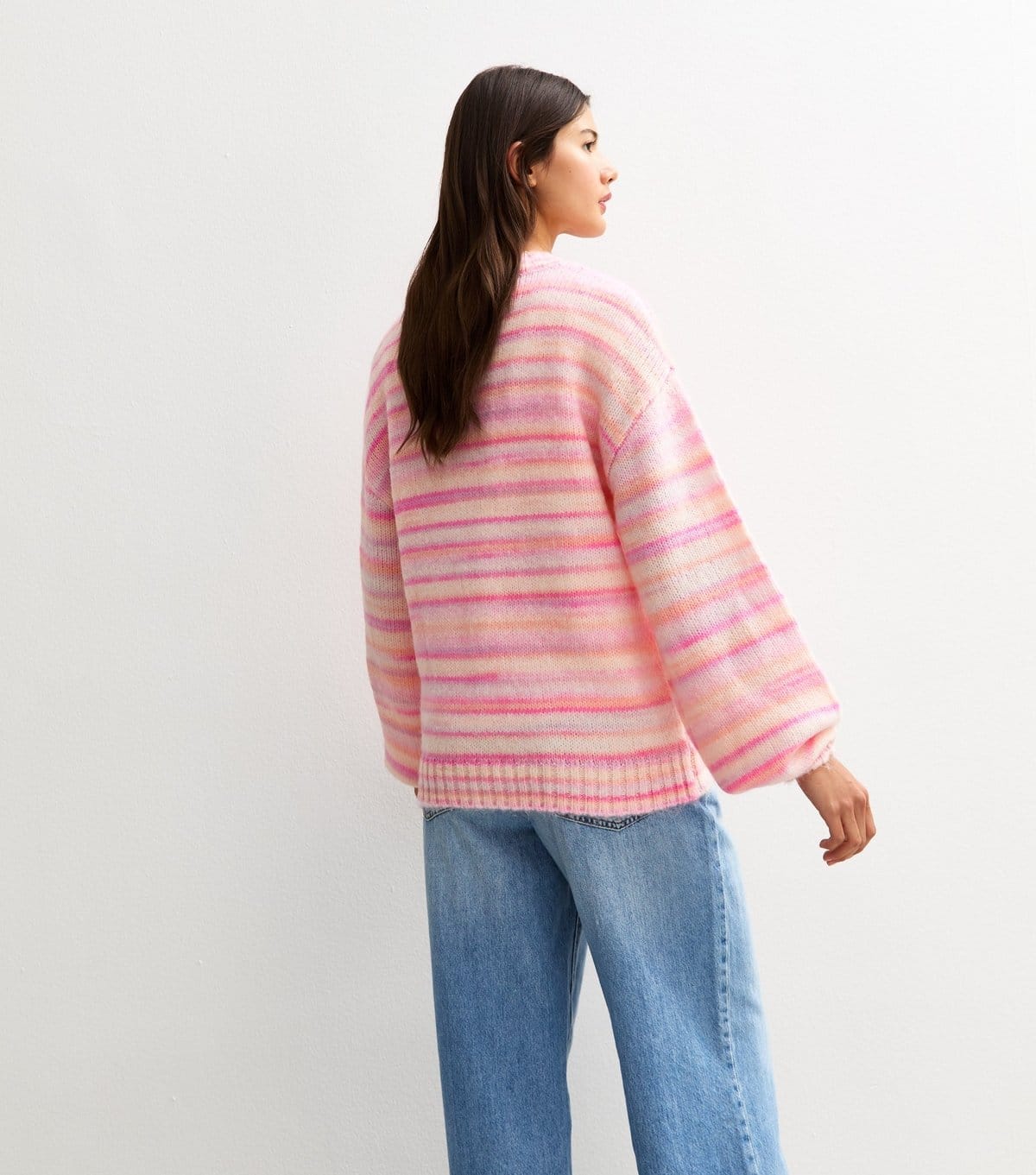 Sunshine Soul Women's Pink Striped Jumper Sunshine Soul New Look - 4