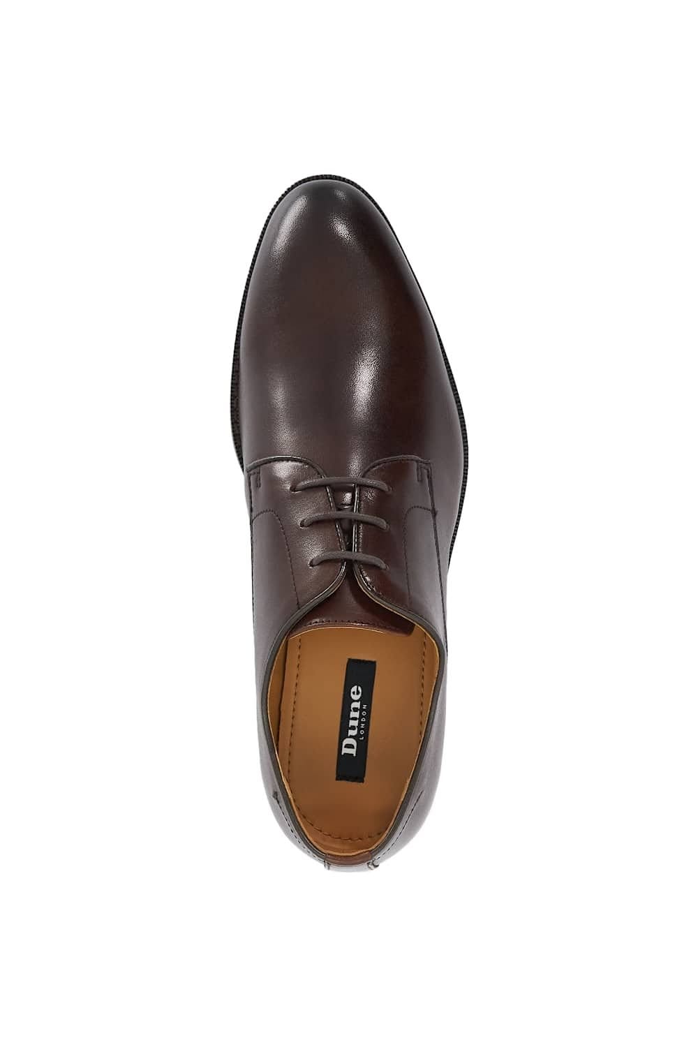 Dune London Dune London Men's 'Sao' Leather Lace Up Shoes in Brown - 4