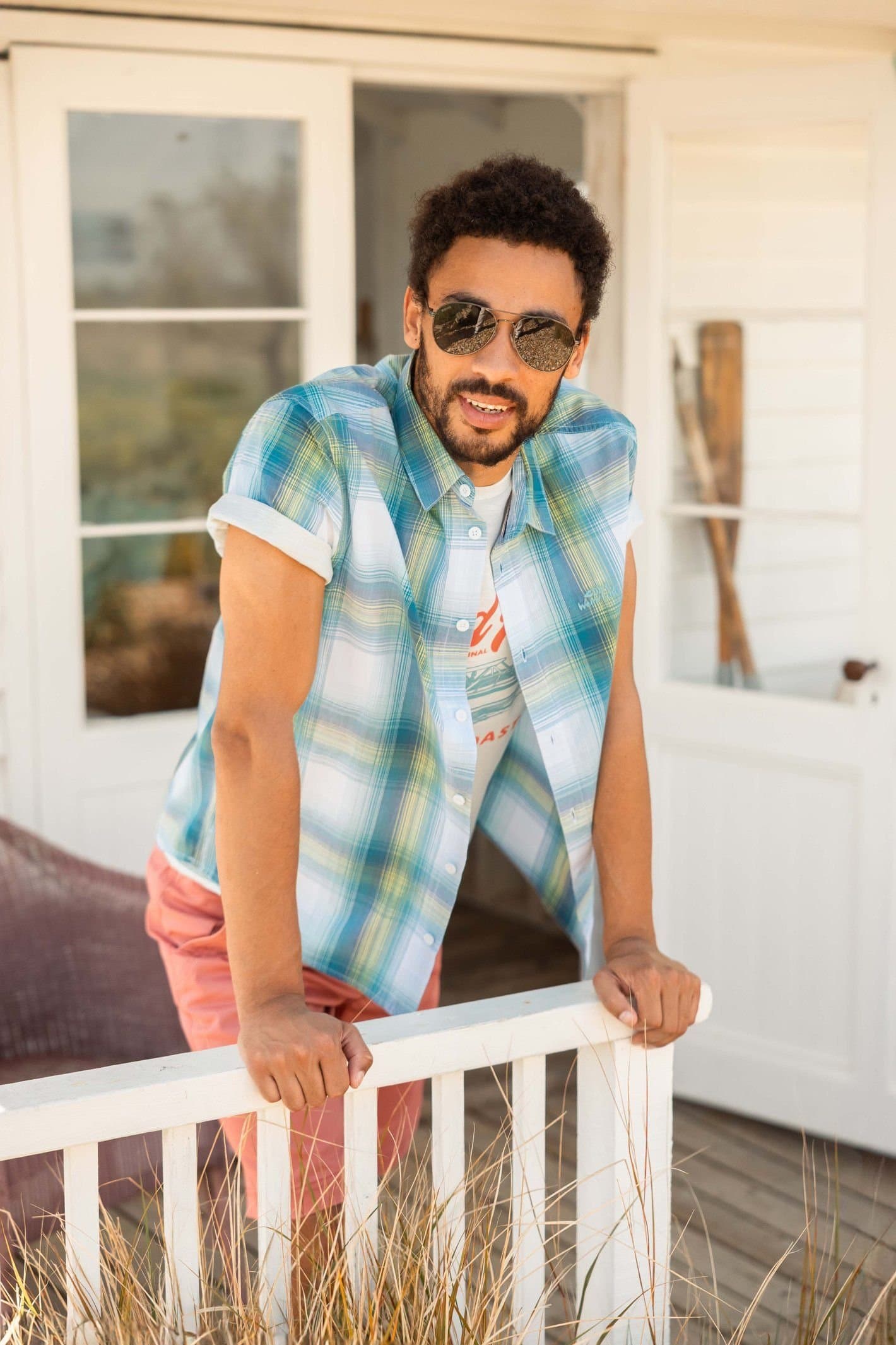Weird Fish Weird Fish Men's Judd Short Sleeve Check Shirt